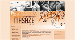 Desktop Screenshot of masaze-cech.cz