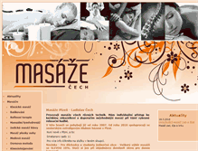 Tablet Screenshot of masaze-cech.cz